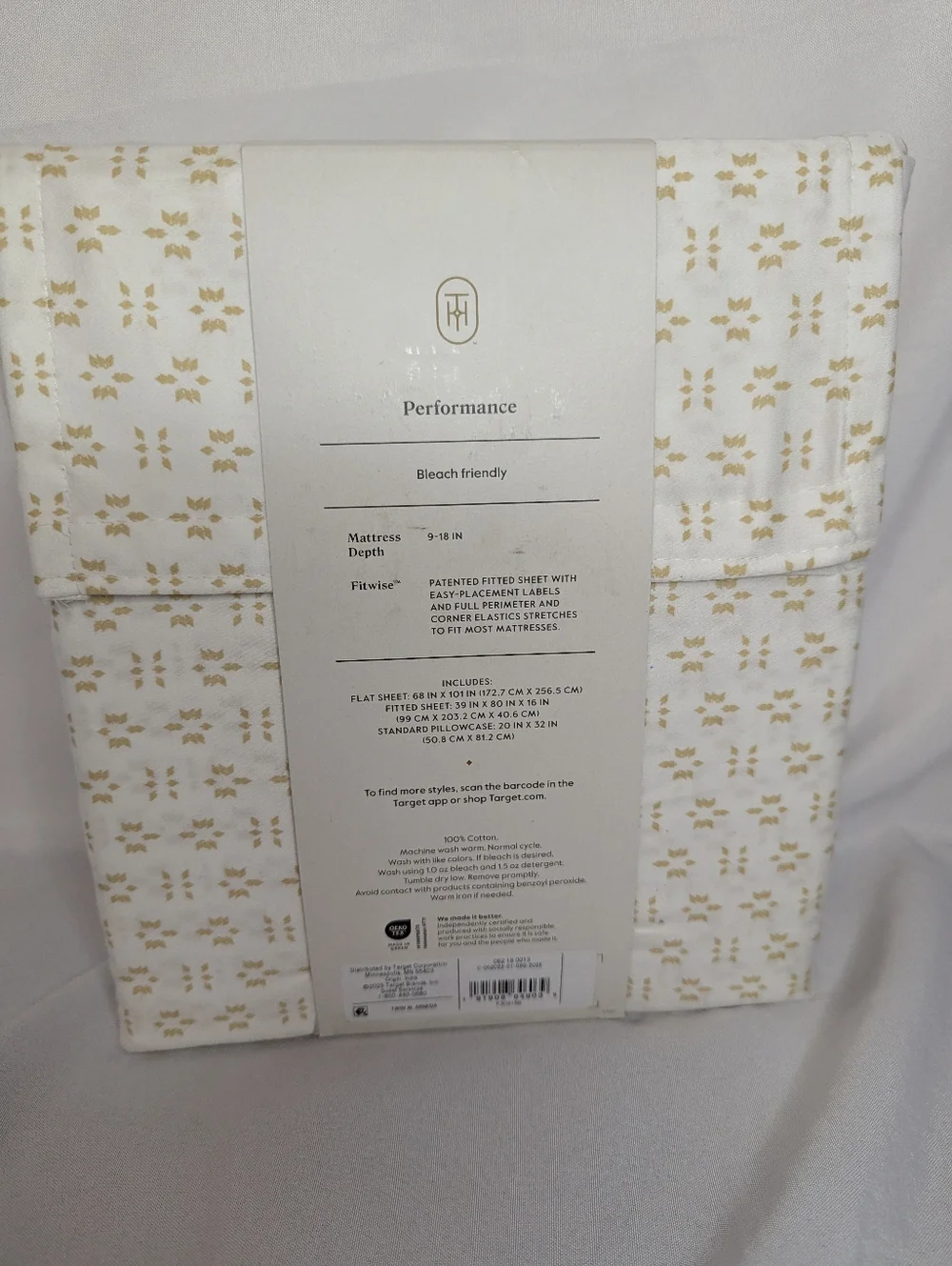 NWT Threshold Performance Twin Sheet Set